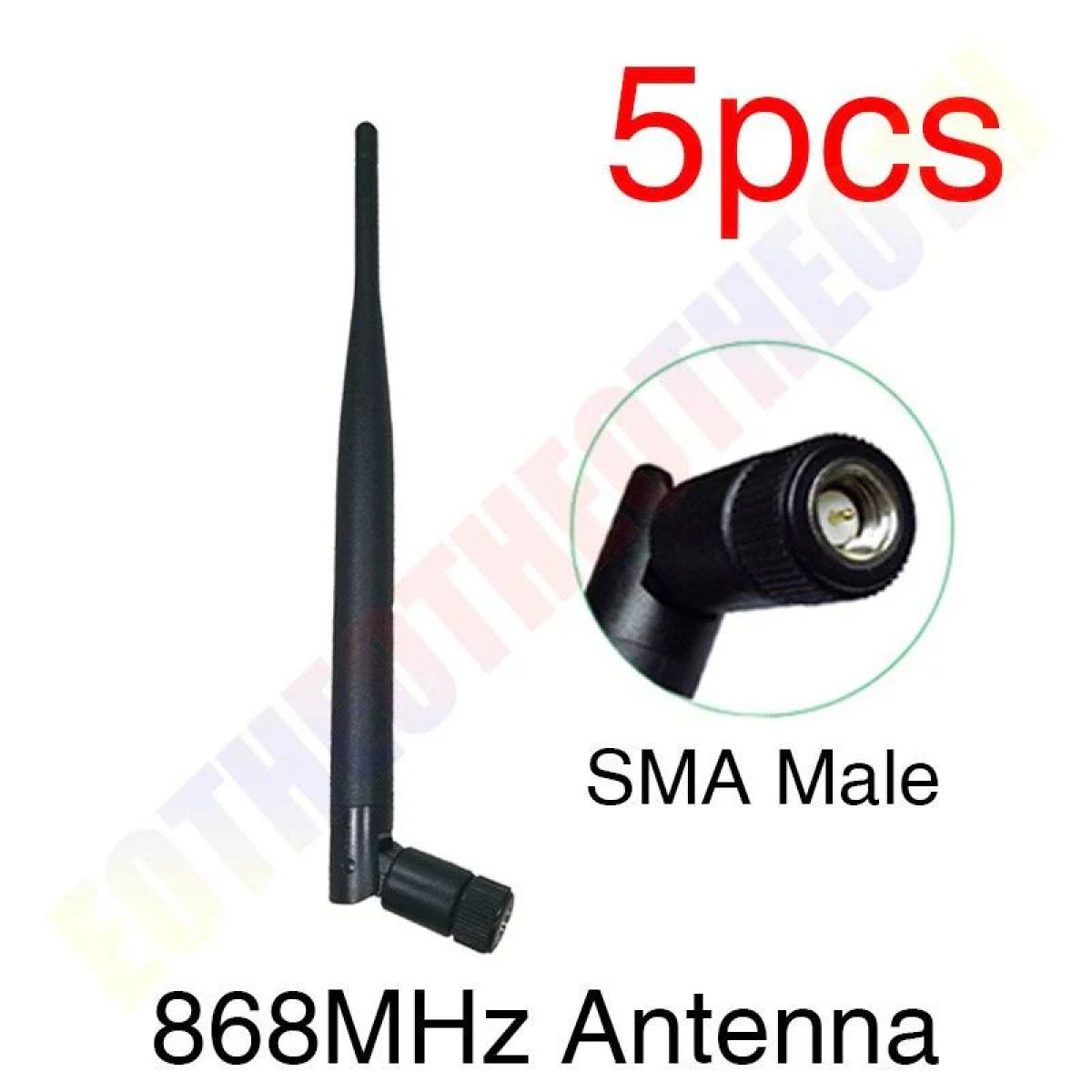 Антенна SMA 5 шт. 5dBi, 868/915 МГц LoRaWAN, GSM 21 см, разъем IPEX, 1 кабель Антенна SMA 5 шт. 5dBi, 868/915 МГц LoRaWAN, GSM 21 см, разъем IPEX, 1 кабель
