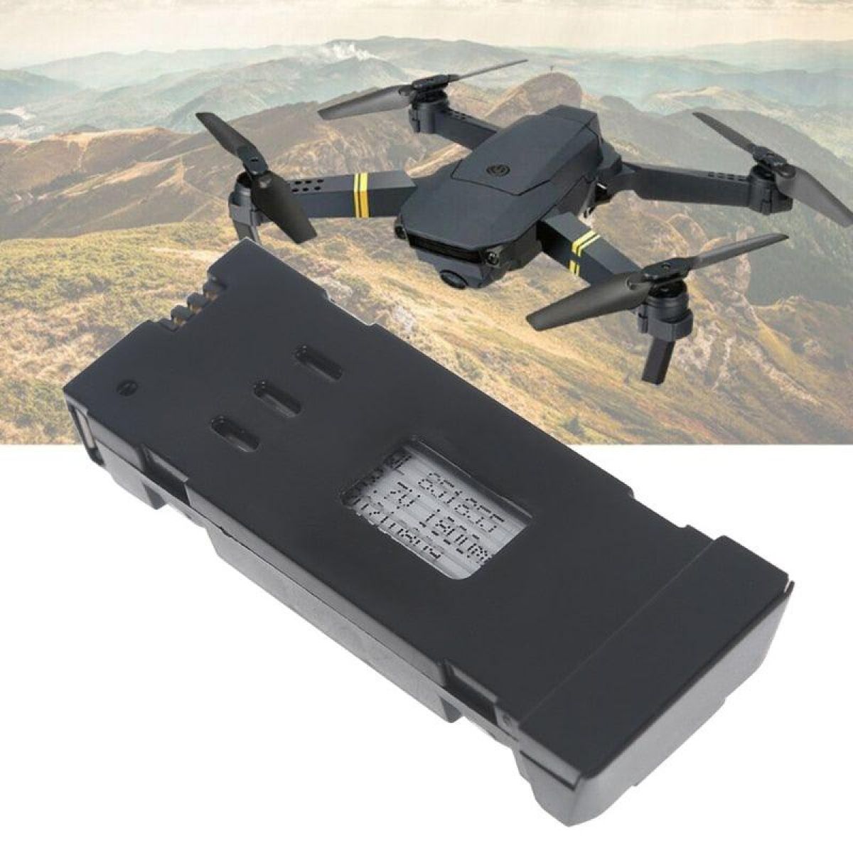 Литий-ионный аккумулятор 3.7V 1800mAh для дрона Eachine E58 L800 JY019 S168 X Pro RC, Li-po Литий-ионный аккумулятор 3.7V 1800mAh для дрона Eachine E58 L800 JY019 S168 X Pro RC, Li-po
