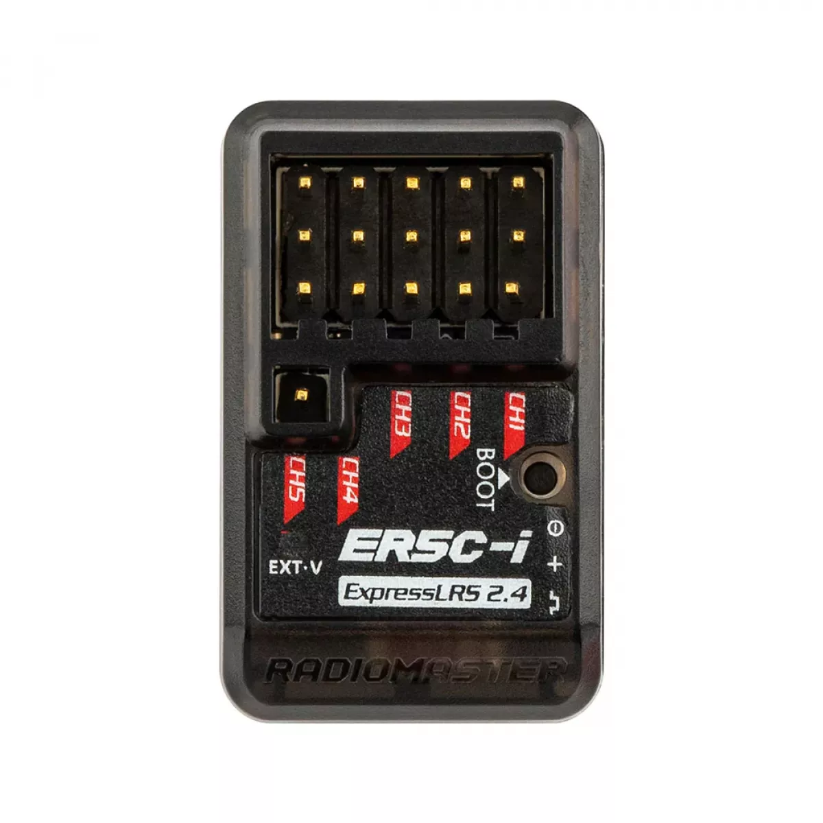 Приёмник RadioMaster ER5C-i 2.4ГГц ELRS PWM с керамической антенной для наземных моделей Приёмник RadioMaster ER5C-i 2.4ГГц ELRS PWM с керамической антенной для наземных моделей