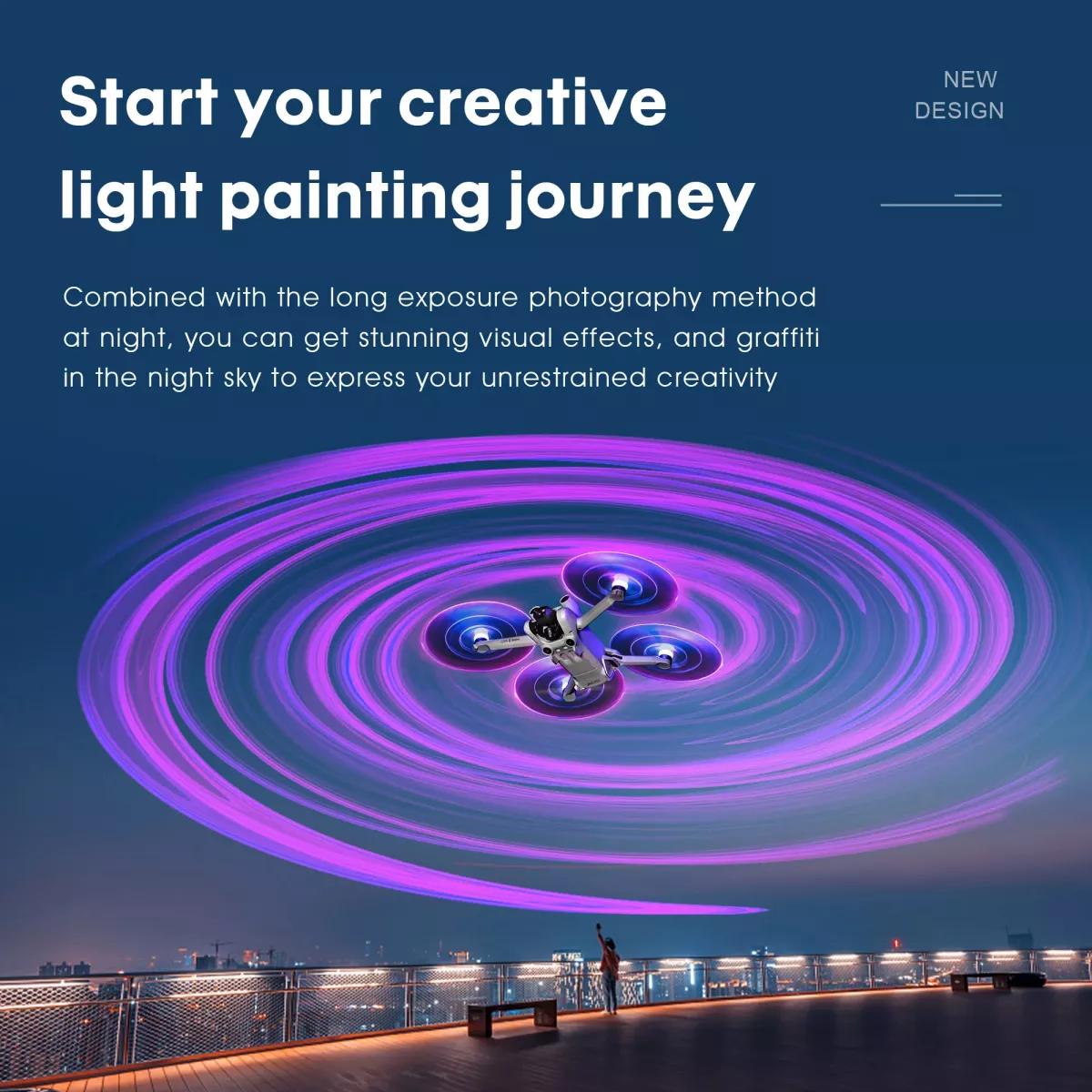 LED-пропеллеры с подсветкой, 4 шт., для DJI Mini 4 Pro, перезаряжаемые, низкий уровень шума LED-пропеллеры с подсветкой, 4 шт., для DJI Mini 4 Pro, перезаряжаемые, низкий уровень шума