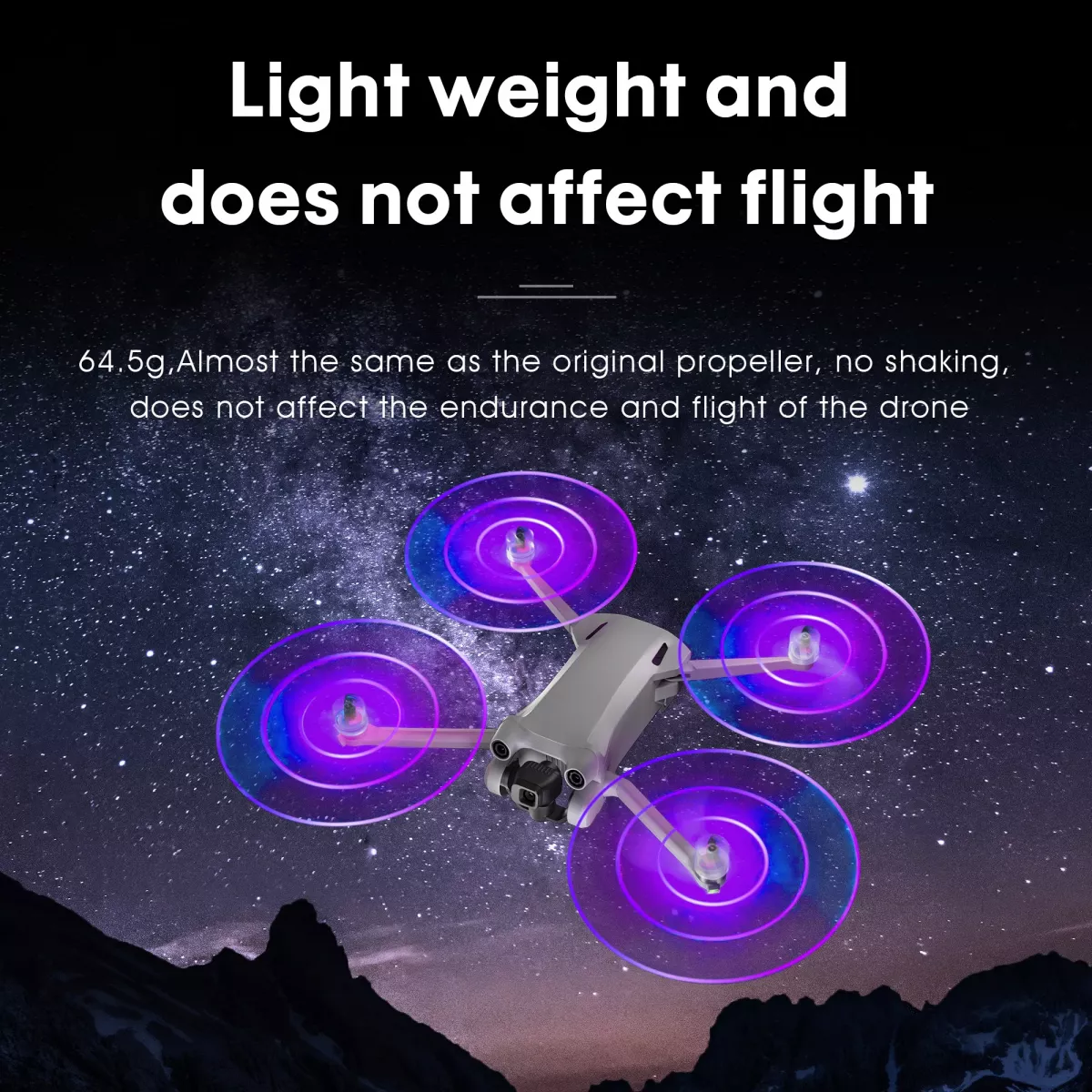 LED-пропеллеры с подсветкой, 4 шт., для DJI Mini 4 Pro, перезаряжаемые, низкий уровень шума LED-пропеллеры с подсветкой, 4 шт., для DJI Mini 4 Pro, перезаряжаемые, низкий уровень шума