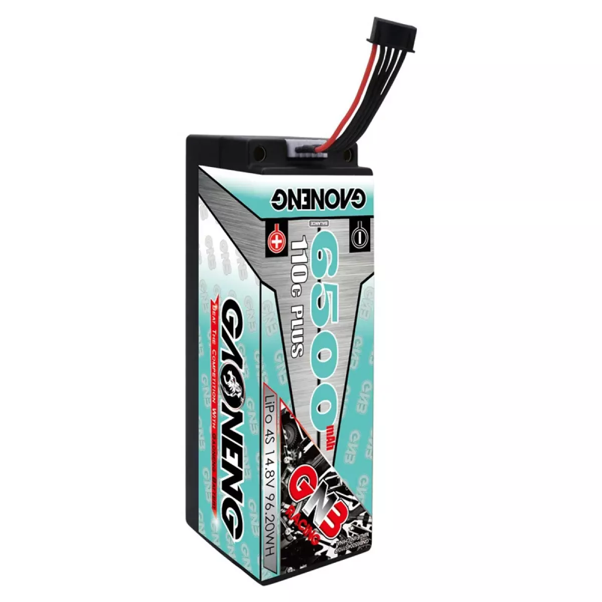 Аккумулятор LiPo GNB 4S 14.8В 6500мАч 110C/220C с жёстким корпусом и разъемом 5мм Bullet Аккумулятор LiPo GNB 4S 14.8В 6500мАч 110C/220C с жёстким корпусом и разъемом 5мм Bullet