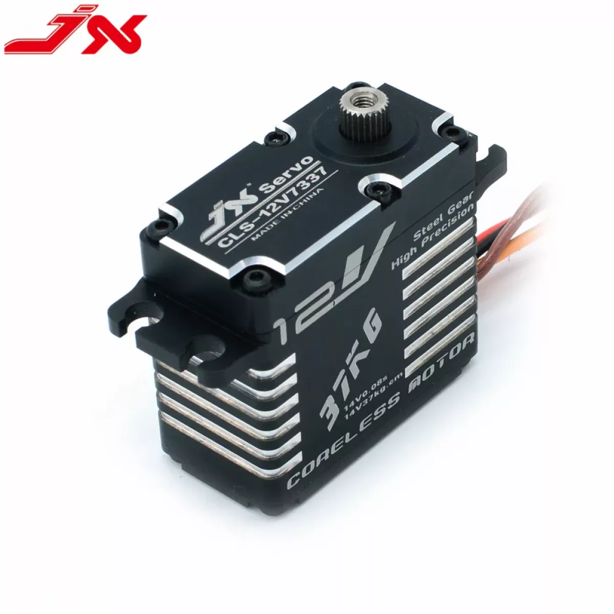 JX Servo CLS-12V7337 — 37кг·см@14В, мощный цифровой coreless серво с метал. шестернями для RC моделей JX Servo CLS-12V7337 — 37кг·см@14В, мощный цифровой coreless серво с метал. шестернями для RC моделей