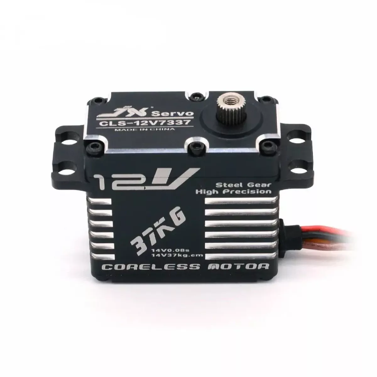 JX Servo CLS-12V7337 — 37кг·см@14В, мощный цифровой coreless серво с метал. шестернями для RC моделей JX Servo CLS-12V7337 — 37кг·см@14В, мощный цифровой coreless серво с метал. шестернями для RC моделей