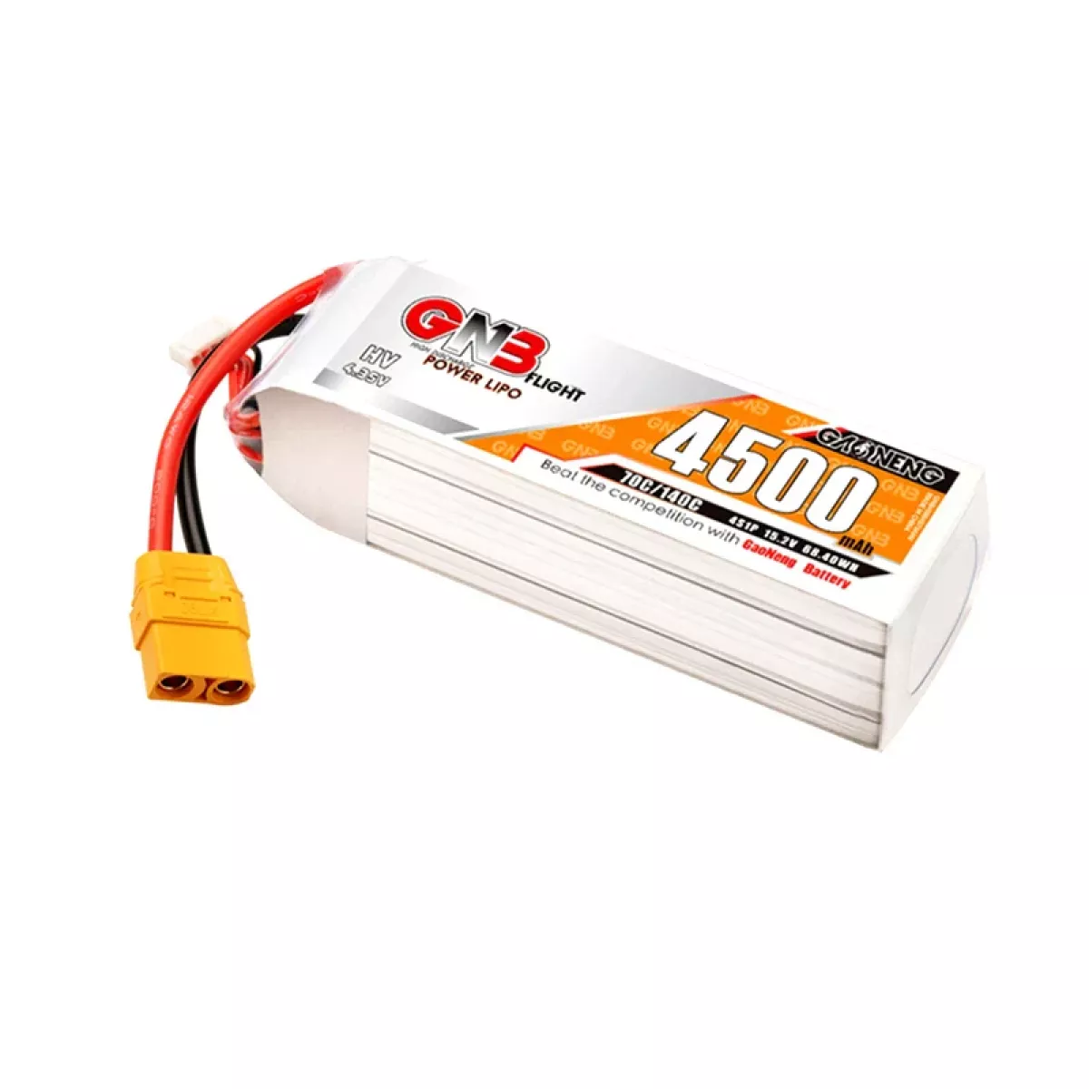 Аккумулятор LiPo GNB 4S HV 15.2В 4500мАч 70C/140C для дронов Аккумулятор LiPo GNB 4S HV 15.2В 4500мАч 70C/140C для дронов