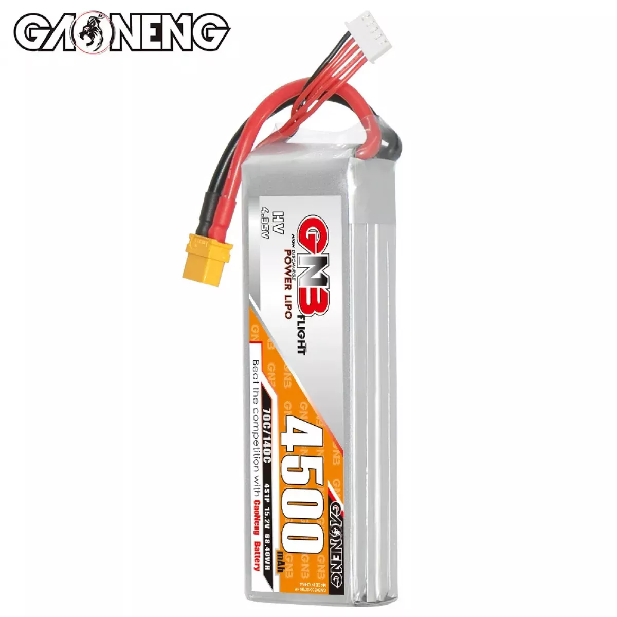 Аккумулятор LiPo GNB 4S HV 15.2В 4500мАч 70C/140C для дронов Аккумулятор LiPo GNB 4S HV 15.2В 4500мАч 70C/140C для дронов