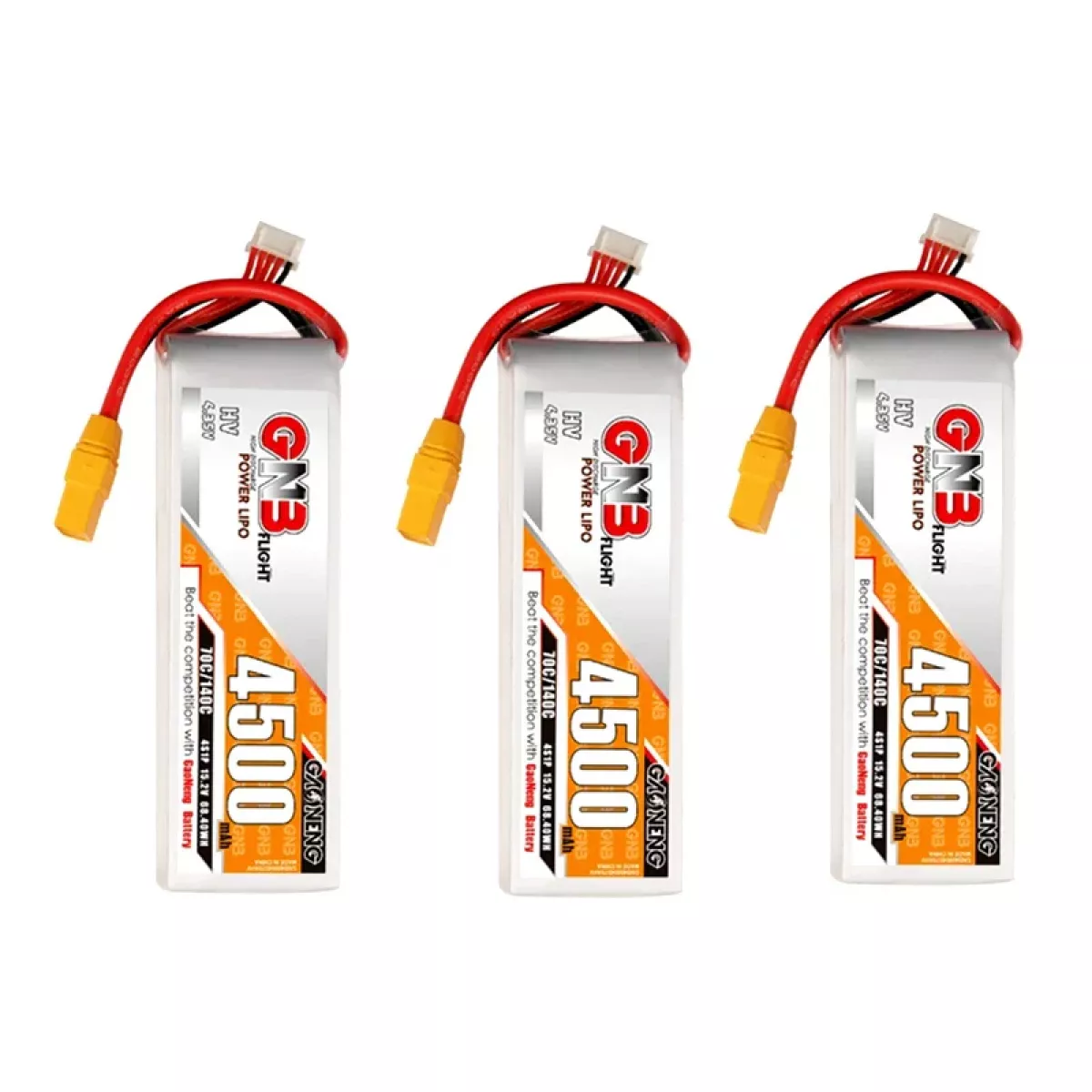 Аккумулятор LiPo GNB 4S HV 15.2В 4500мАч 70C/140C для дронов Аккумулятор LiPo GNB 4S HV 15.2В 4500мАч 70C/140C для дронов