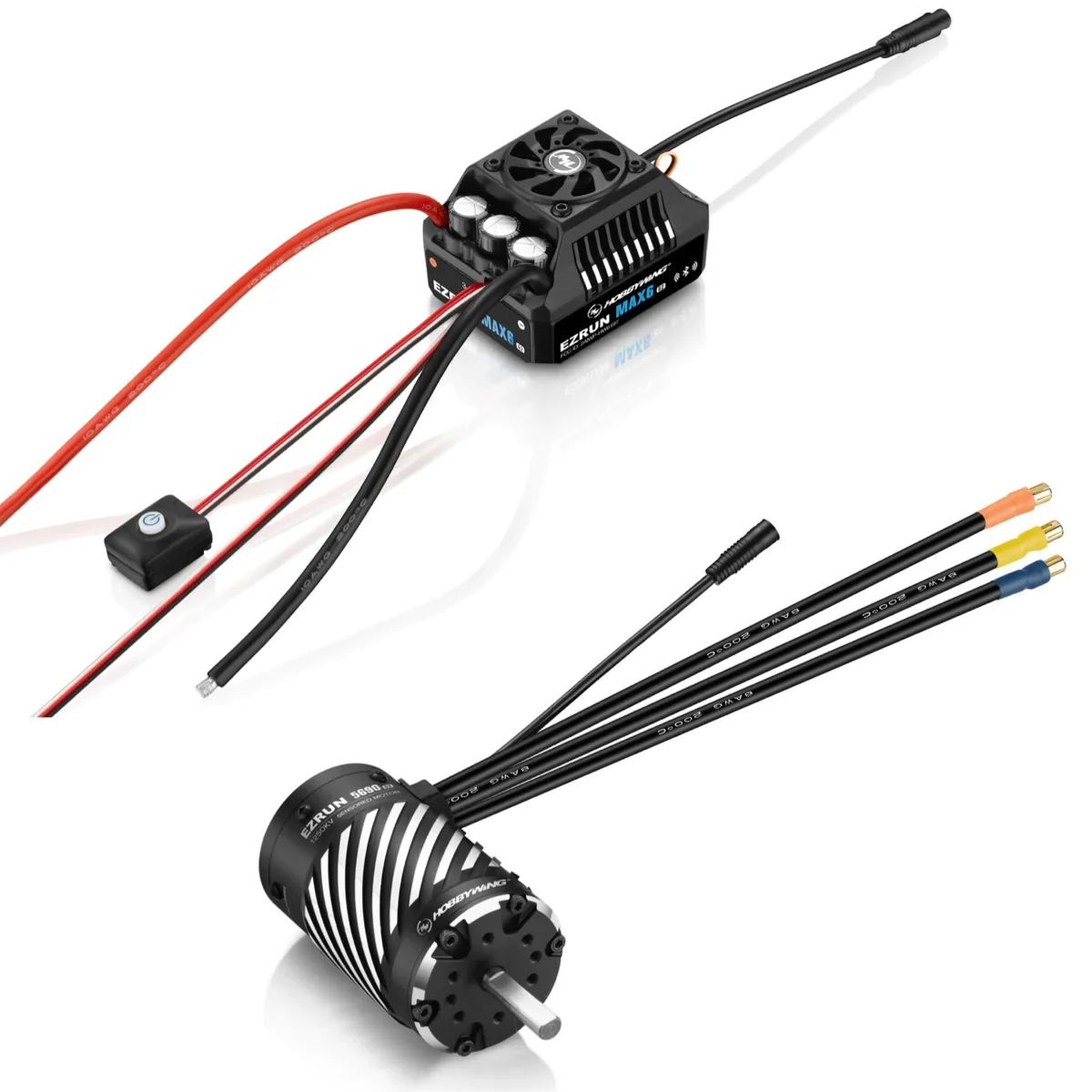 Комбо Hobbywing EZRUN MAX6 G2: мотор EzRun 4990/5690 SD G2 и регулятор Max6 G2 для RC машин Комбо Hobbywing EZRUN MAX6 G2: мотор EzRun 4990/5690 SD G2 и регулятор Max6 G2 для RC машин