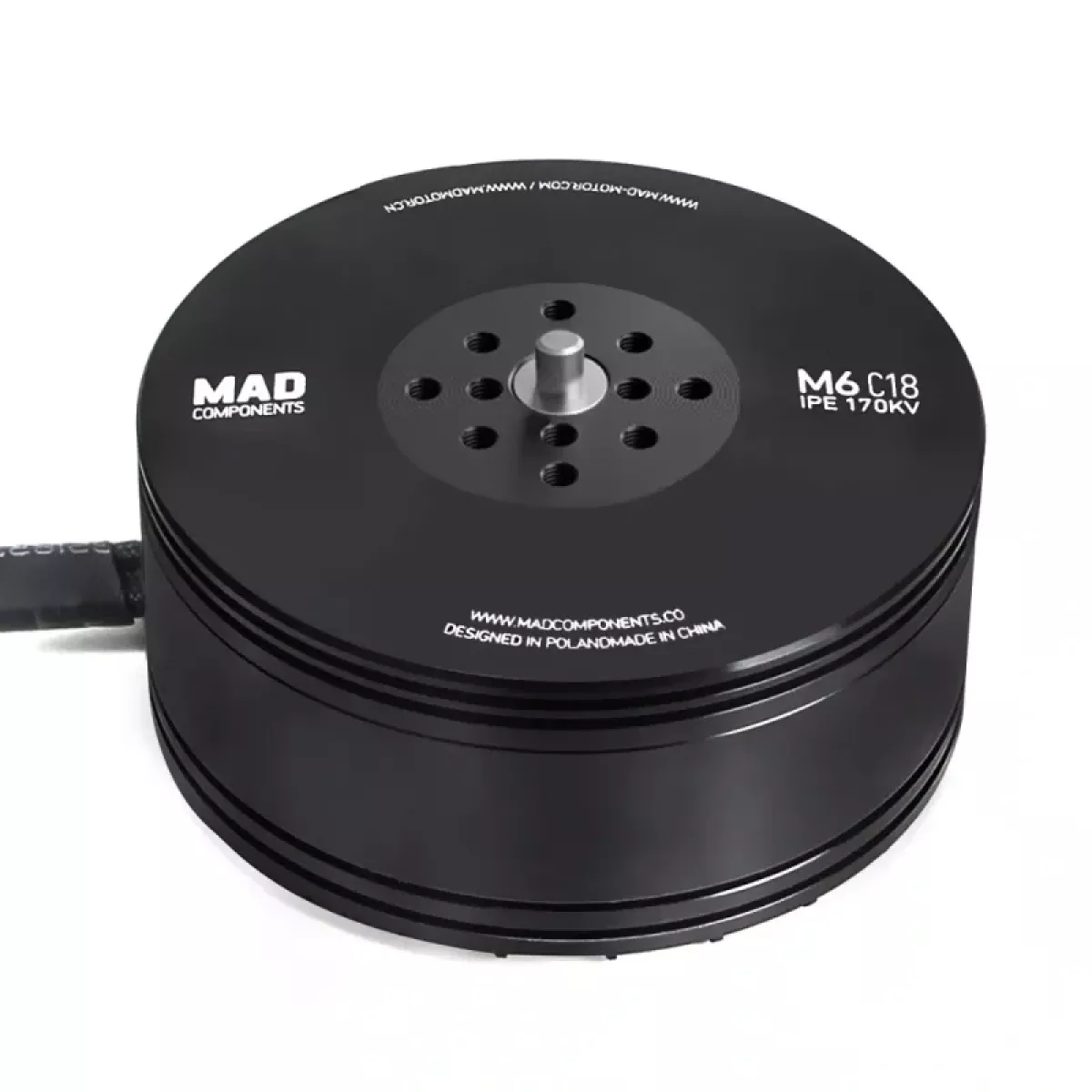 Бесколлекторный мотор MAD M6C18 170KV/330KV для БПЛА, мультикоптеров, самолетов RC Бесколлекторный мотор MAD M6C18 170KV/330KV для БПЛА, мультикоптеров, самолетов RC
