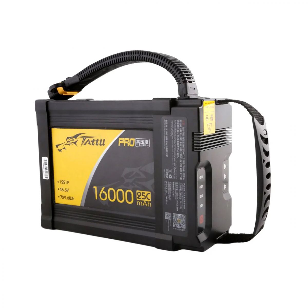Аккумулятор Tattu Pro NMC 16000mAh 45.6V 25C 12S1P HV Smart с разъемом AS150U-F для агродронов Аккумулятор Tattu Pro NMC 16000mAh 45.6V 25C 12S1P HV Smart с разъемом AS150U-F для агродронов