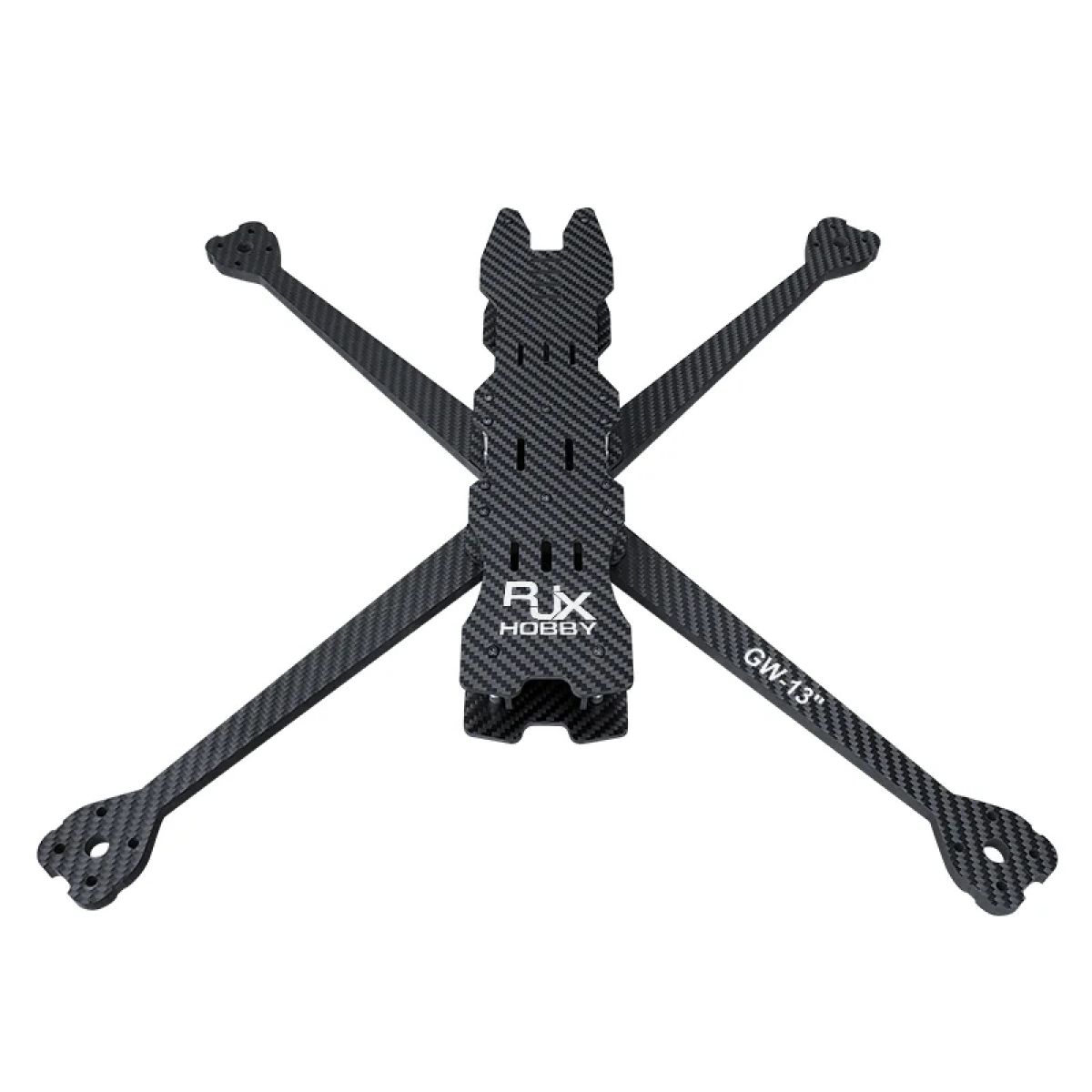 Карбоновая рама RJXHOBBY GW-13 525мм, твил, матовая, 13" FPV дальнего радиуса, Frame Kit Карбоновая рама RJXHOBBY GW-13 525мм, твил, матовая, 13" FPV дальнего радиуса, Frame Kit