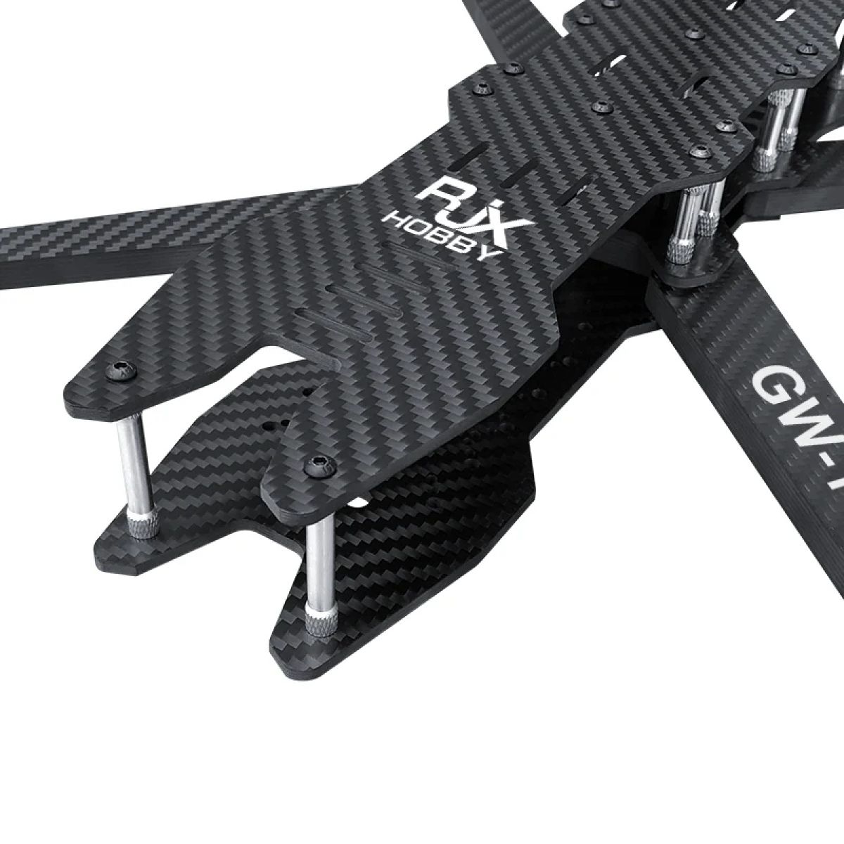 Карбоновая рама RJXHOBBY GW-13 525мм, твил, матовая, 13" FPV дальнего радиуса, Frame Kit Карбоновая рама RJXHOBBY GW-13 525мм, твил, матовая, 13" FPV дальнего радиуса, Frame Kit