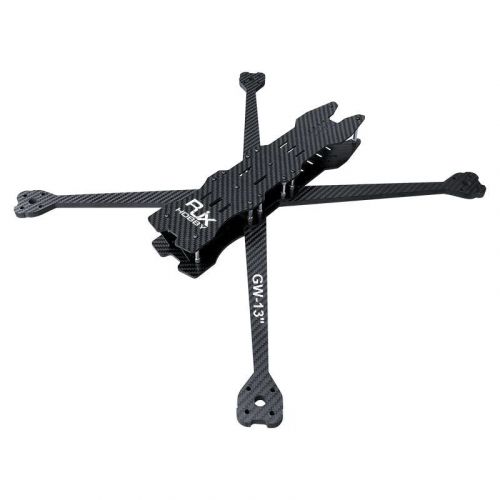 Карбоновая рама RJXHOBBY GW-13 525мм, твил, матовая, 13" FPV дальнего радиуса, Frame Kit