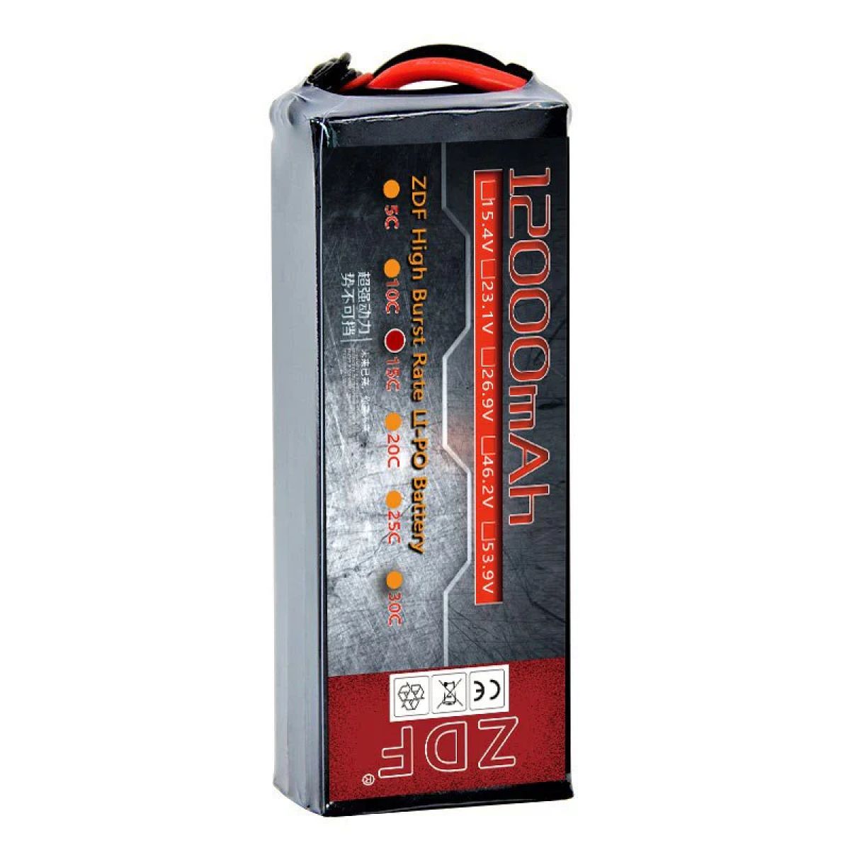 ZDF аккумулятор 6S 23.1V 12000–42000mAh 15C твердотельный для сельскохозяйственных дронов ZDF аккумулятор 6S 23.1V 12000–42000mAh 15C твердотельный для сельскохозяйственных дронов