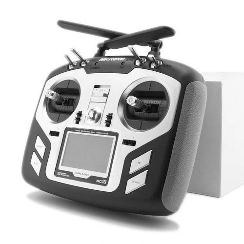 Microzone MC10 — 10-канальный 2.4ГГц FHSS RC передатчик с приёмником MC9008S для FPV дрона и самолёта