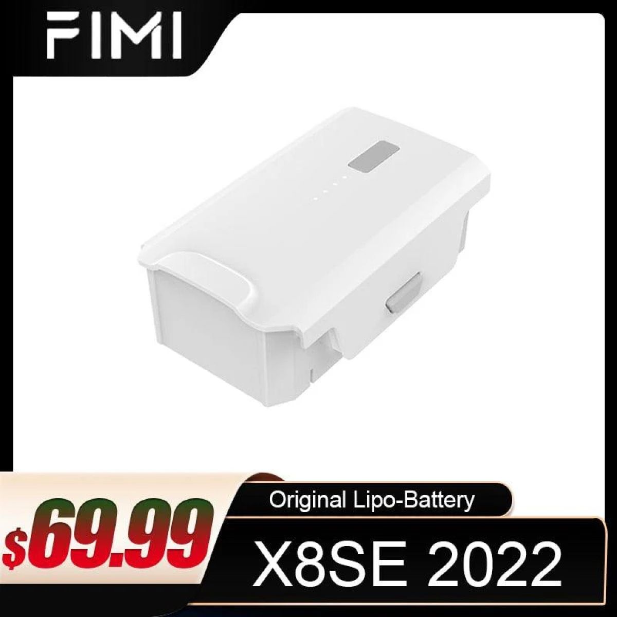 Оригинальный аккумулятор FIMI X8SE 2022 4500mAh для дрона, время полёта 35 мин, аксессуары Оригинальный аккумулятор FIMI X8SE 2022 4500mAh для дрона, время полёта 35 мин, аксессуары