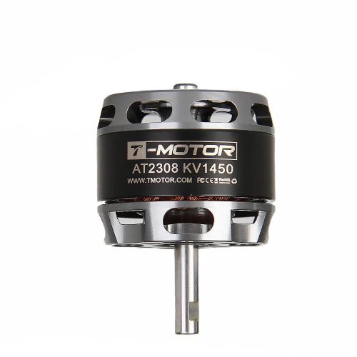 Бесколлекторный мотор T-MOTOR AT2308 Long Shaft KV1450/KV2600, тяга 1.0 кг для фиксированных крыльев RC дронов