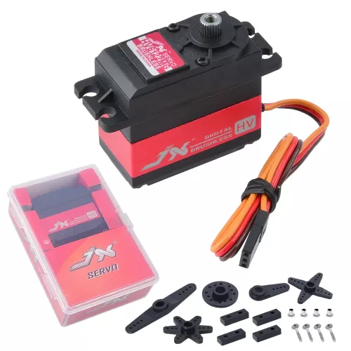 JX Servo BLS-HV6122MG — высокоточный бесколлекторный сервопривод 22кг 6В для RC авто и вертолётов
