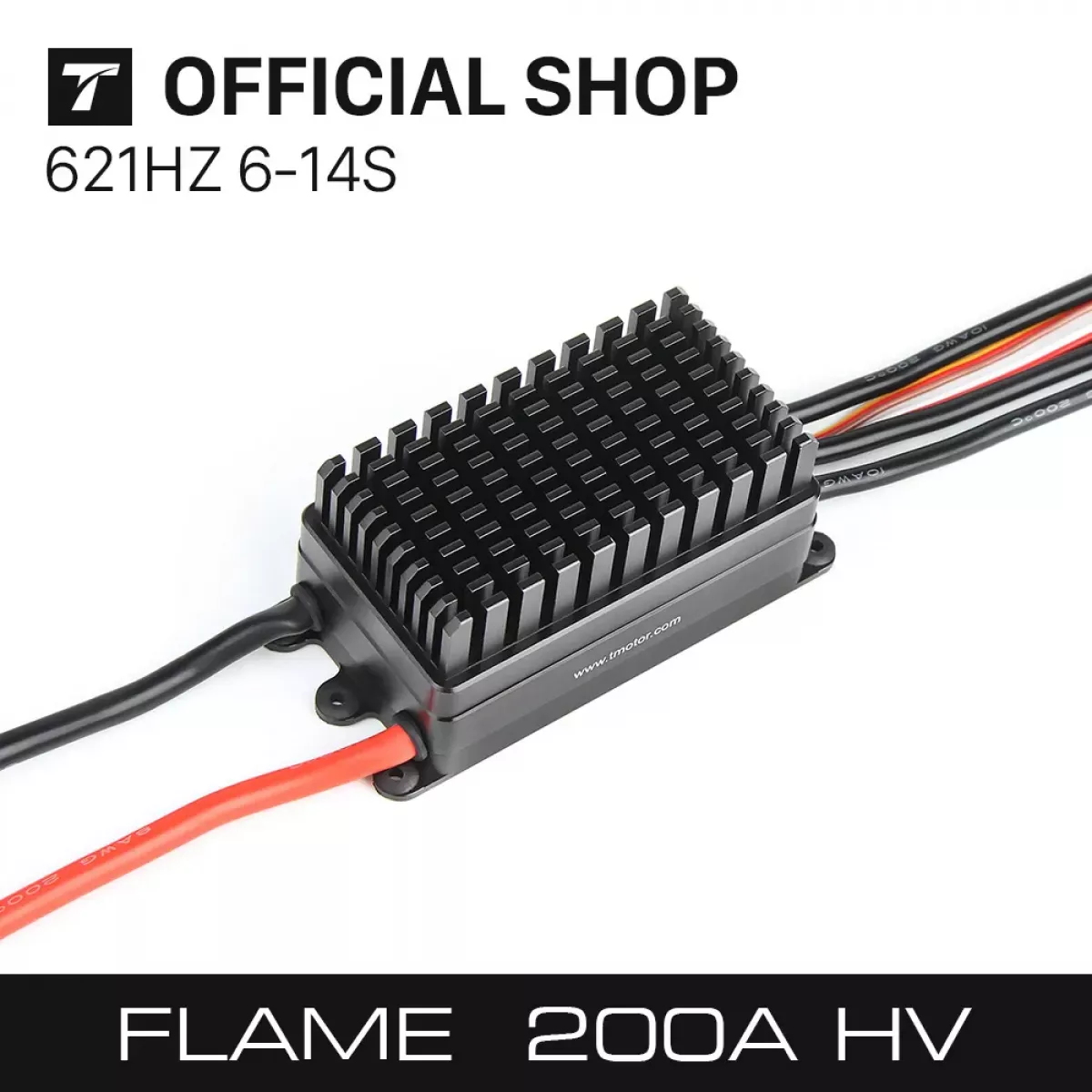 Регулятор скорости T-MOTOR Flame 200A ESC 14S HV 621HZ для дронов тяжёлого класса U15 II Регулятор скорости T-MOTOR Flame 200A ESC 14S HV 621HZ для дронов тяжёлого класса U15 II