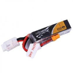 Аккумулятор Ace Tattu LiPo 450мАч 1s-4s 75C/95C XT30, удлинённый, для дронов FPV 120 размера