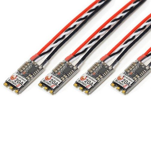 Fox BLheli_S 2-4S бесколлекторный 20A ESC, поддержка DShot600 для RC моделей, квадрокоптеров, FPV дронов