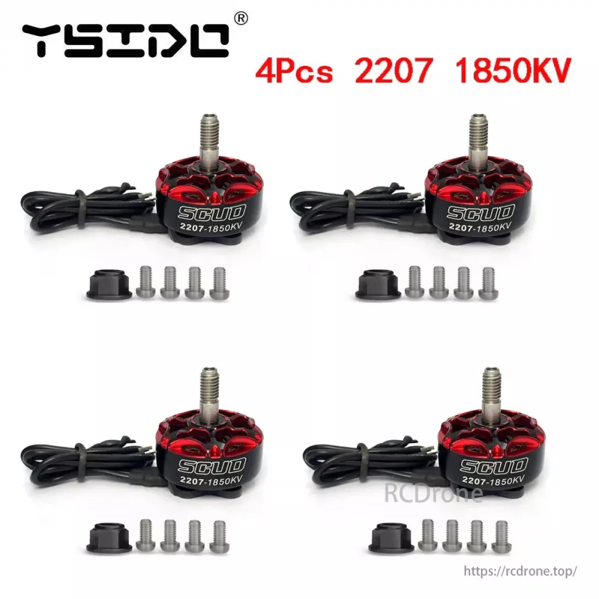 Бесколлекторный мотор YSIDO SCUD 2207/2306 1750KV/1850KV/2500KV/2550KV 3–6S для FPV дронов 5"/6" Бесколлекторный мотор YSIDO SCUD 2207/2306 1750KV/1850KV/2500KV/2550KV 3–6S для FPV дронов 5"/6"