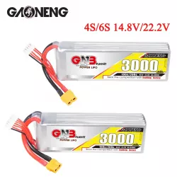 GAONENG GNB LiPo аккумулятор 4S 6S 14.8В 22.2В 3000мАч 100C/200C для дронов RC