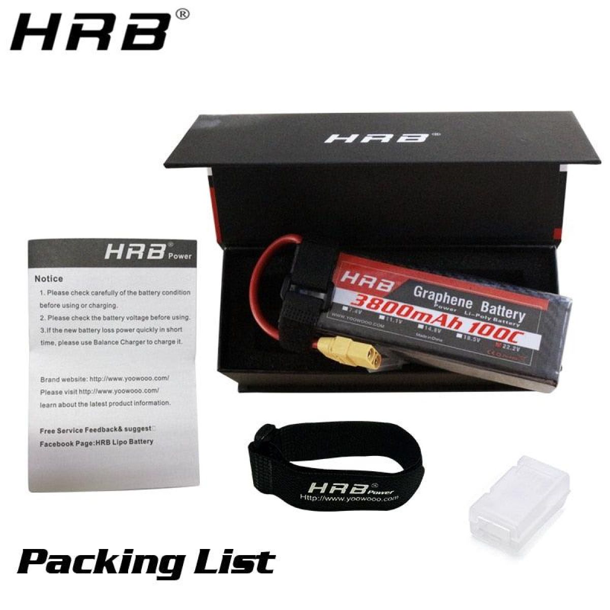 HRB Graphene LiPo аккумулятор 2S-6S 3000-6000mAh 7.4-22.2V 100C XT90 EC5 для RC моделей HRB Graphene LiPo аккумулятор 2S-6S 3000-6000mAh 7.4-22.2V 100C XT90 EC5 для RC моделей