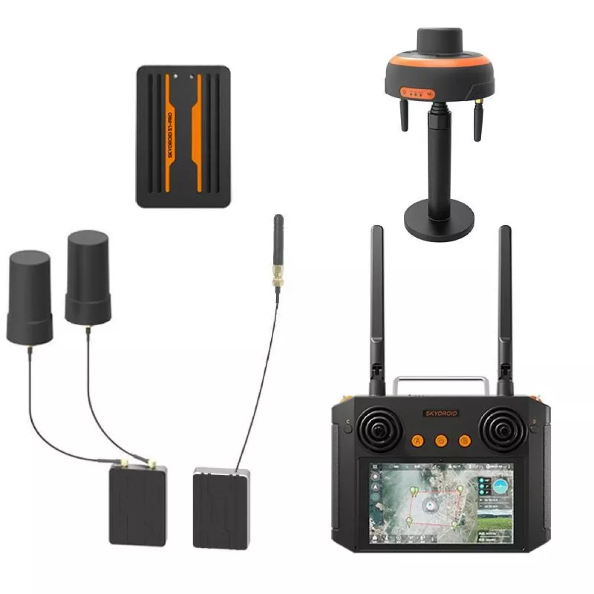Система управления Skydroid S1 PRO: интегрированный пульт ДУ с LED и камерой для RC дронов, авто, лодок Система управления Skydroid S1 PRO: интегрированный пульт ДУ с LED и камерой для RC дронов, авто, лодок