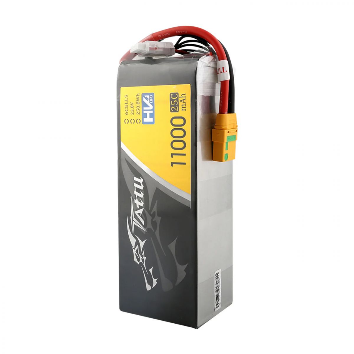 Аккумулятор LiPo Tattu G-Tech 6S 11000мАч 22.8В 25C с разъемом XT90-S/EC5 для БПЛА Аккумулятор LiPo Tattu G-Tech 6S 11000мАч 22.8В 25C с разъемом XT90-S/EC5 для БПЛА