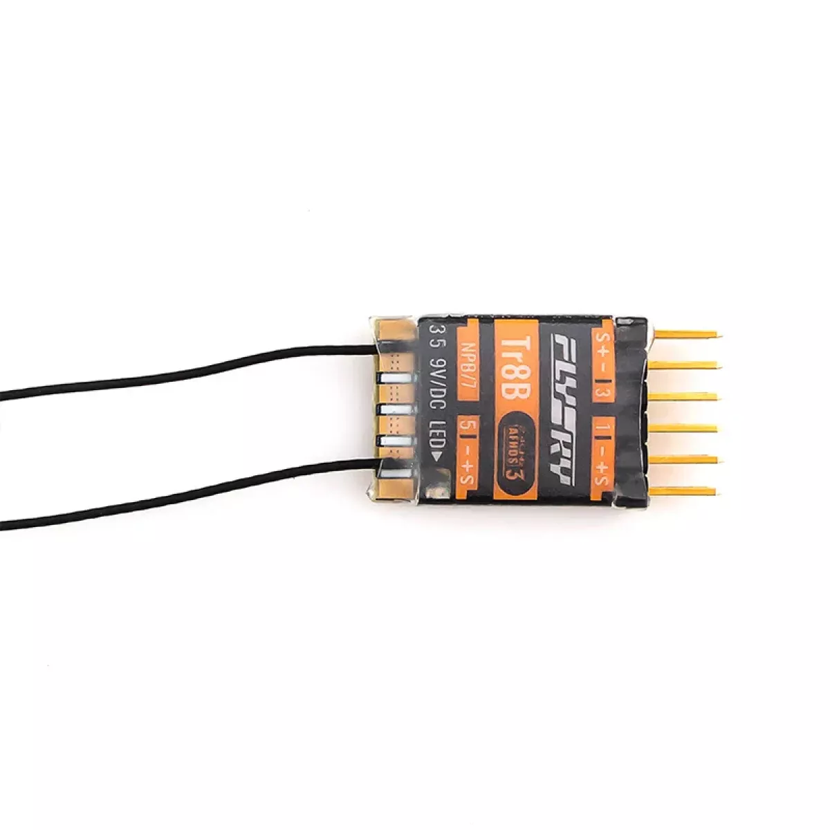 Приёмник FlySky Tr8B – двухантенный, двусторонний, 3-е поколение, для NB4 PL18 AFHDS Приёмник FlySky Tr8B – двухантенный, двусторонний, 3-е поколение, для NB4 PL18 AFHDS