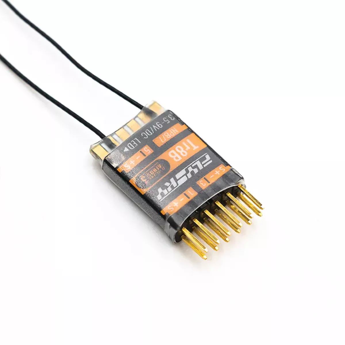 Приёмник FlySky Tr8B – двухантенный, двусторонний, 3-е поколение, для NB4 PL18 AFHDS Приёмник FlySky Tr8B – двухантенный, двусторонний, 3-е поколение, для NB4 PL18 AFHDS