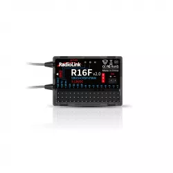 RadioLink R16F 2.4ГГц 16-канальный приёмник с SBUS, CRSF, PWM, телеметрией и поддержкой симулятора