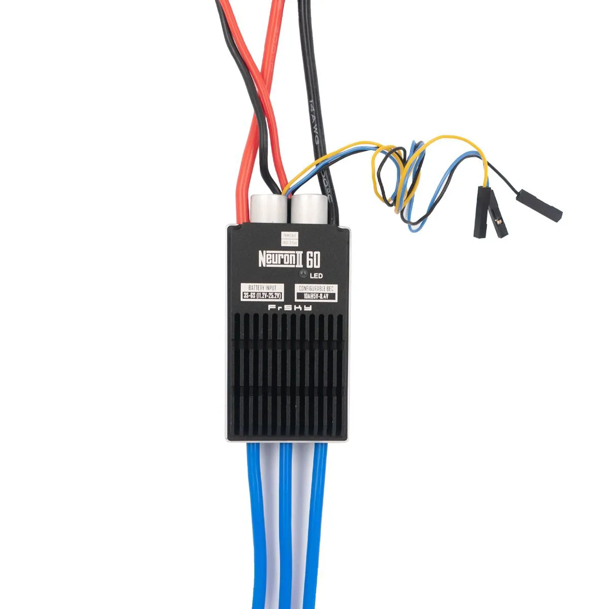 Фирменный ESC FrSky Neuron2 60A для аккумуляторов 3S–6S Фирменный ESC FrSky Neuron2 60A для аккумуляторов 3S–6S