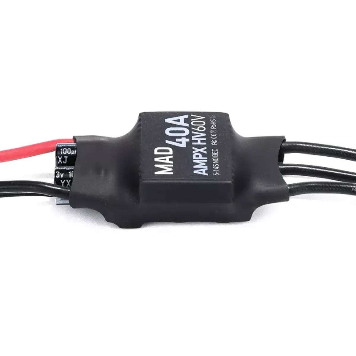 MAD AMPX 40A (5-14S) ESC для дрона с радиатором MAD AMPX 40A (5-14S) ESC для дрона с радиатором