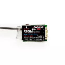 RadioLink R8SM 8-канальный мини-приёмник 2.4GHz SBUS/PPM для гоночных дронов