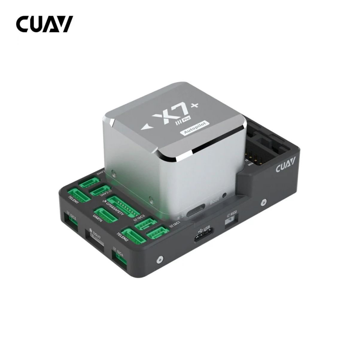 CUAV X7+ PRO — полётный контроллер FPV дрона, поддержка PX4, ArduPilot, Pixhawk, квадрокоптер CUAV X7+ PRO — полётный контроллер FPV дрона, поддержка PX4, ArduPilot, Pixhawk, квадрокоптер