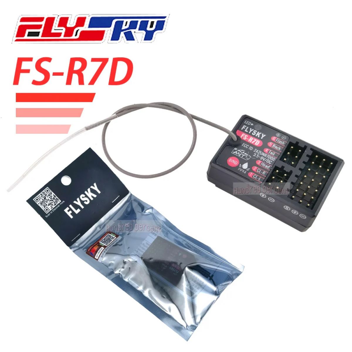 FLYSKY R7D FS-G7P Fusi 7-канальный приемник для G7P 2.4G, пульт ДУ для RC авто и моделей кораблей FLYSKY R7D FS-G7P Fusi 7-канальный приемник для G7P 2.4G, пульт ДУ для RC авто и моделей кораблей