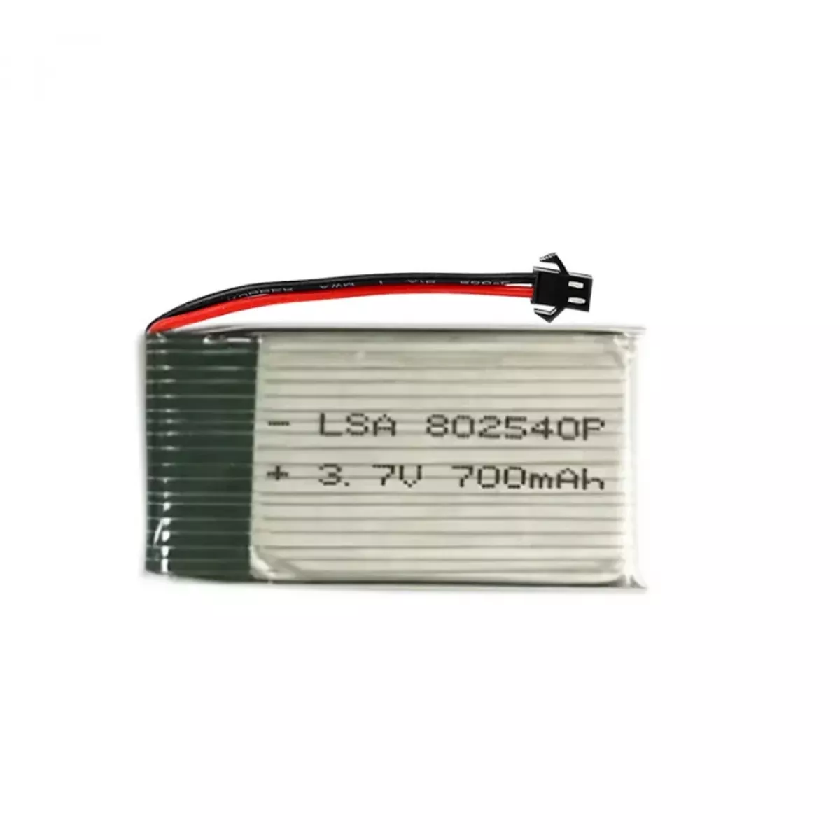 Аккумулятор 802540 25C 3.7V 700мАч с разъемом SM для дрона и авиамодели Аккумулятор 802540 25C 3.7V 700мАч с разъемом SM для дрона и авиамодели
