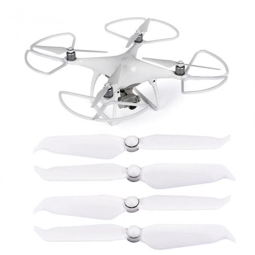 Комплект 4 лопастей 9455s с защитой для DJI Phantom 4 Pro V2.0/Advanced, бесшумные пропеллеры