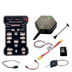 Контроллер автопилота Radiolink Pixhawk PIX PX4 32bit STM32F427 с держателем GPS, M8N, зуммером, SD, телеметрией