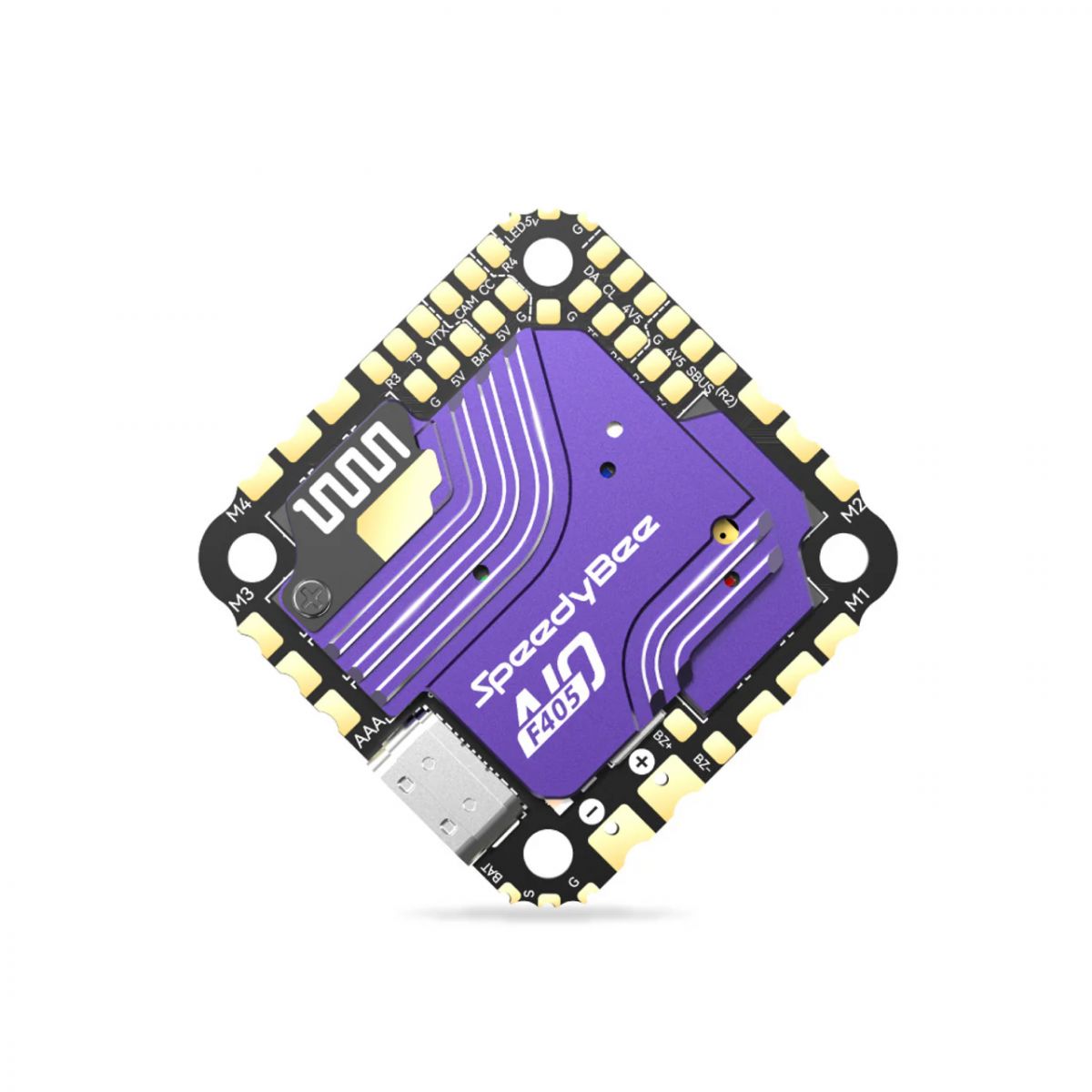 Контроллер полёта SpeedyBee F405 AIO 40A Bluejay 25.5x25.5 3–6S для FPV дронов Контроллер полёта SpeedyBee F405 AIO 40A Bluejay 25.5x25.5 3–6S для FPV дронов