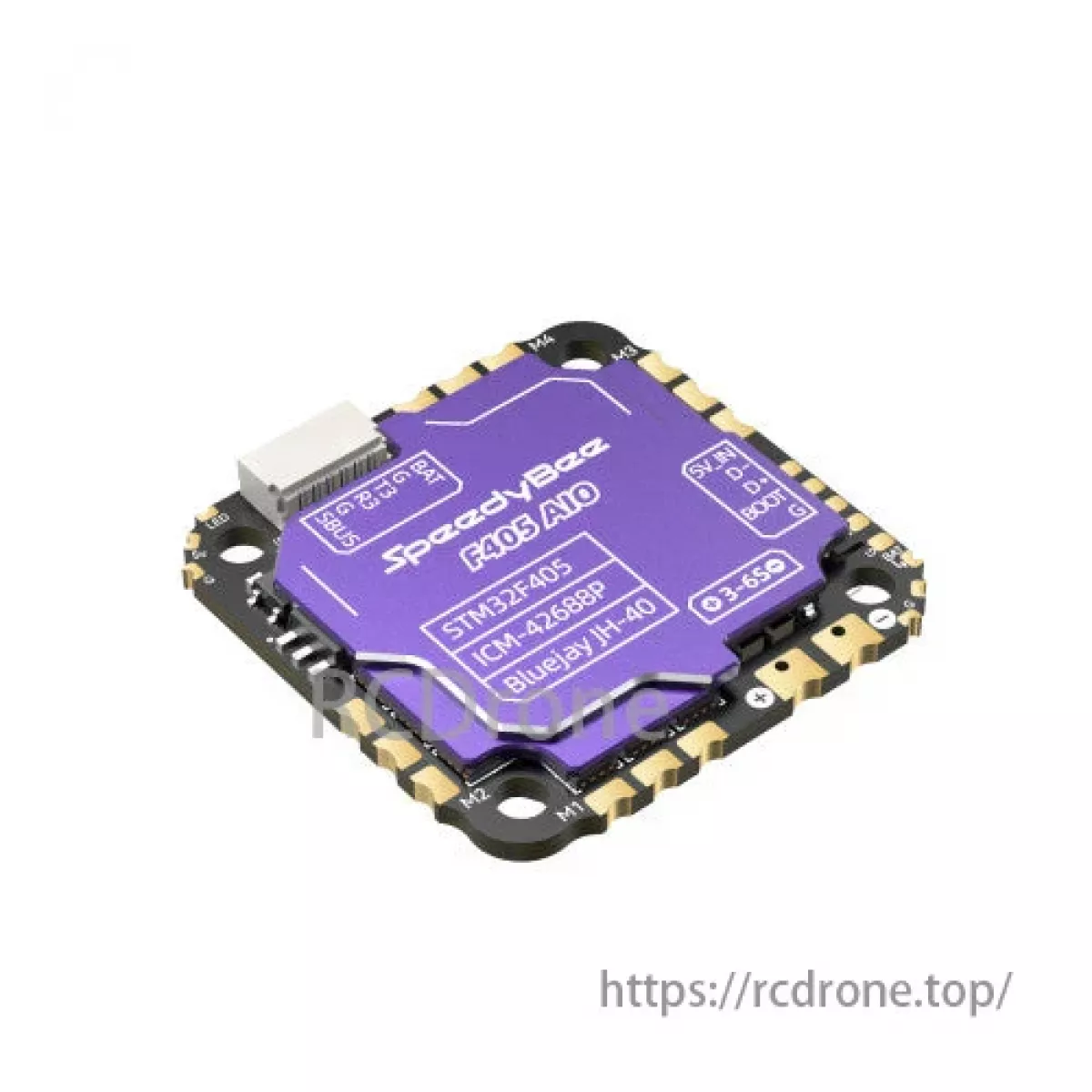 Контроллер полёта SpeedyBee F405 AIO 40A Bluejay 25.5x25.5 3–6S для FPV дронов Контроллер полёта SpeedyBee F405 AIO 40A Bluejay 25.5x25.5 3–6S для FPV дронов