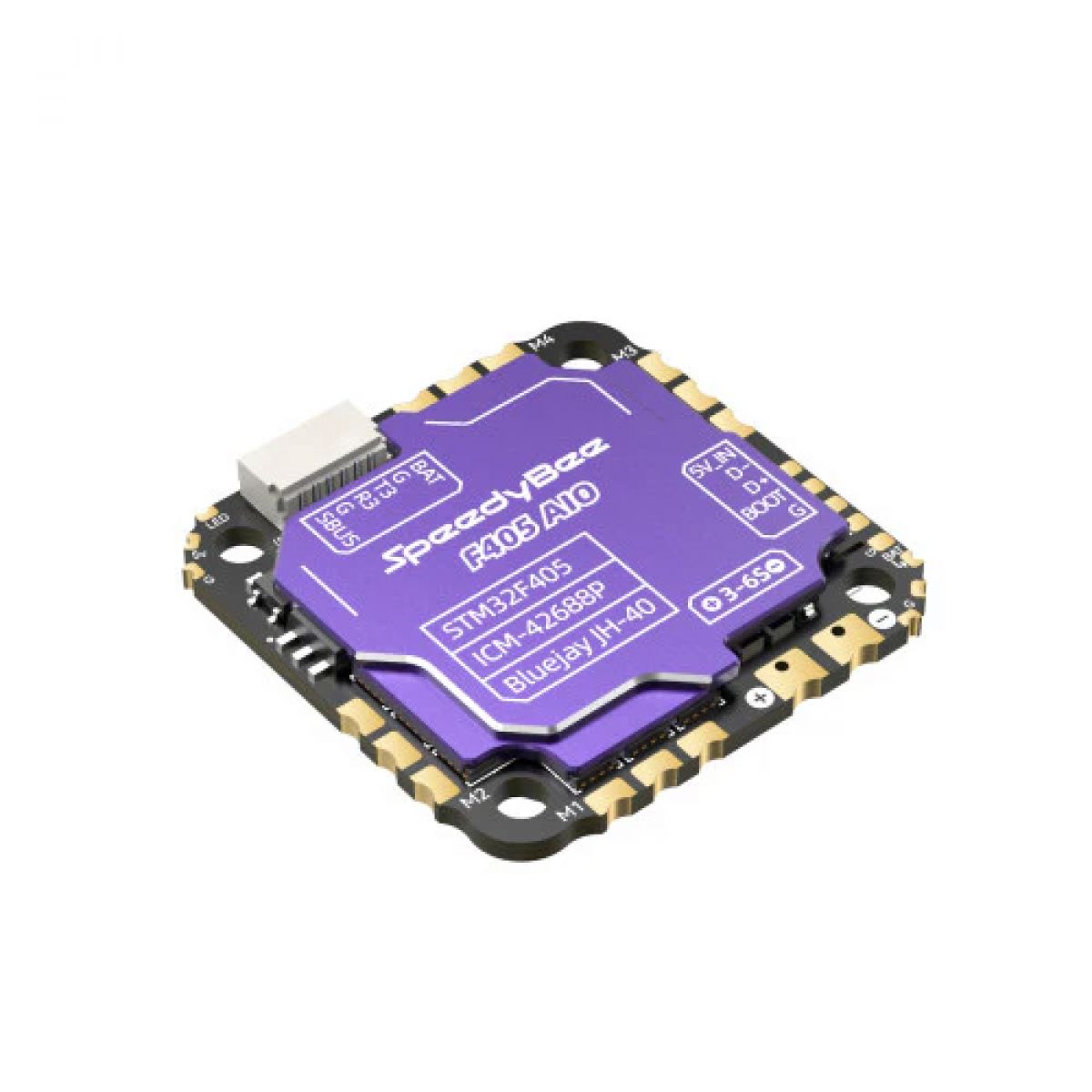 Контроллер полёта SpeedyBee F405 AIO 40A Bluejay 25.5x25.5 3–6S для FPV дронов Контроллер полёта SpeedyBee F405 AIO 40A Bluejay 25.5x25.5 3–6S для FPV дронов