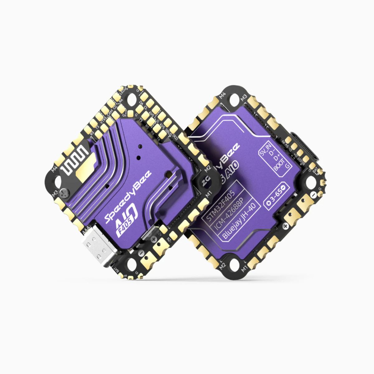Контроллер полёта SpeedyBee F405 AIO 40A Bluejay 25.5x25.5 3–6S для FPV дронов Контроллер полёта SpeedyBee F405 AIO 40A Bluejay 25.5x25.5 3–6S для FPV дронов