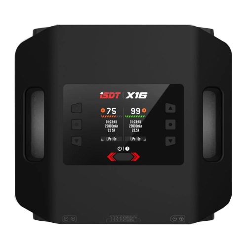 ISDT X16 зарядное устройство — 2x1100Вт, 2x20A, для 2–16S LiPo, двойной канал, дроны