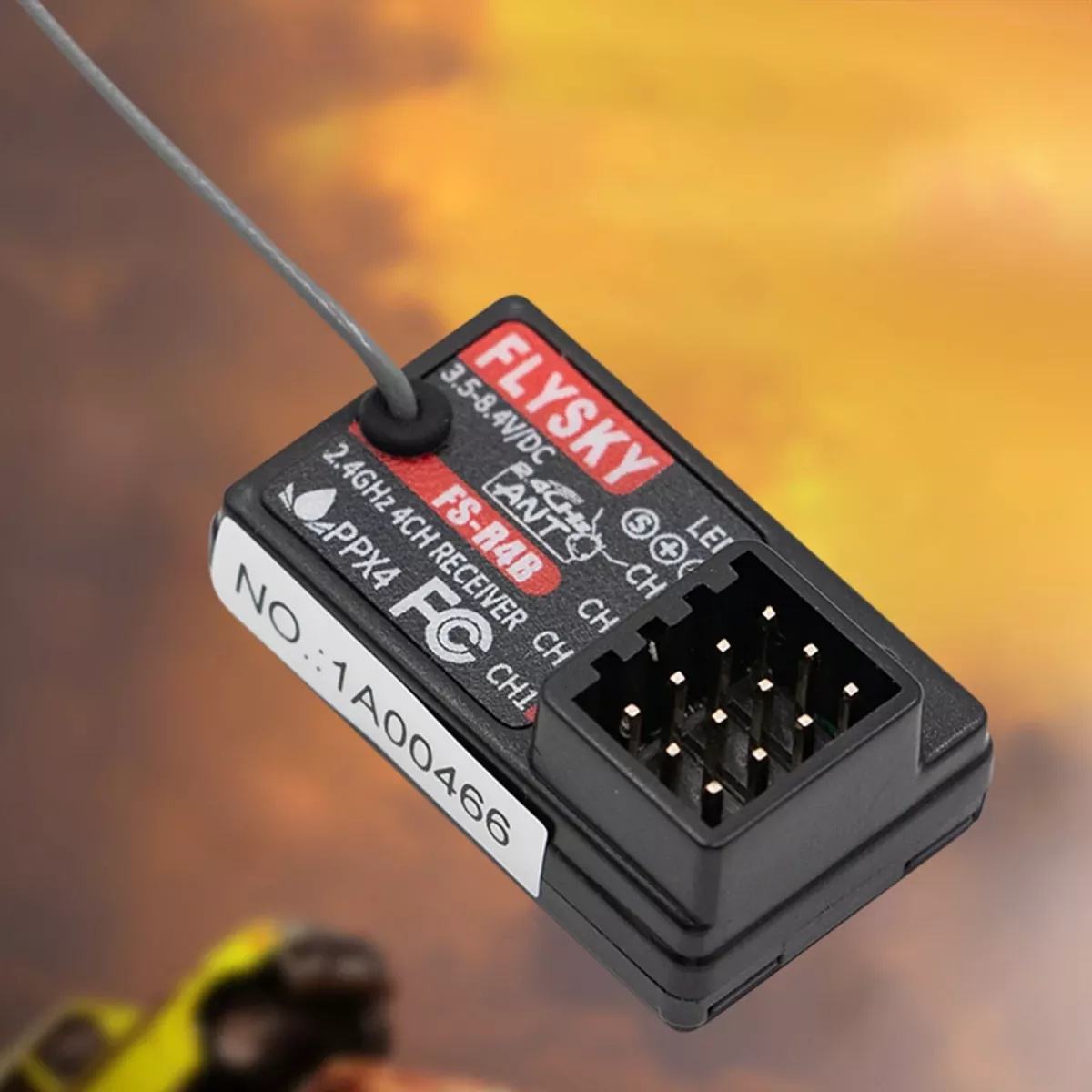 Flysky FS-R4B 4CH 2.4G цифровой приёмник — универсальный радиопередатчик для FS-G7P FS-ST8 FS-MG41 FS-MG4 Flysky FS-R4B 4CH 2.4G цифровой приёмник — универсальный радиопередатчик для FS-G7P FS-ST8 FS-MG41 FS-MG4