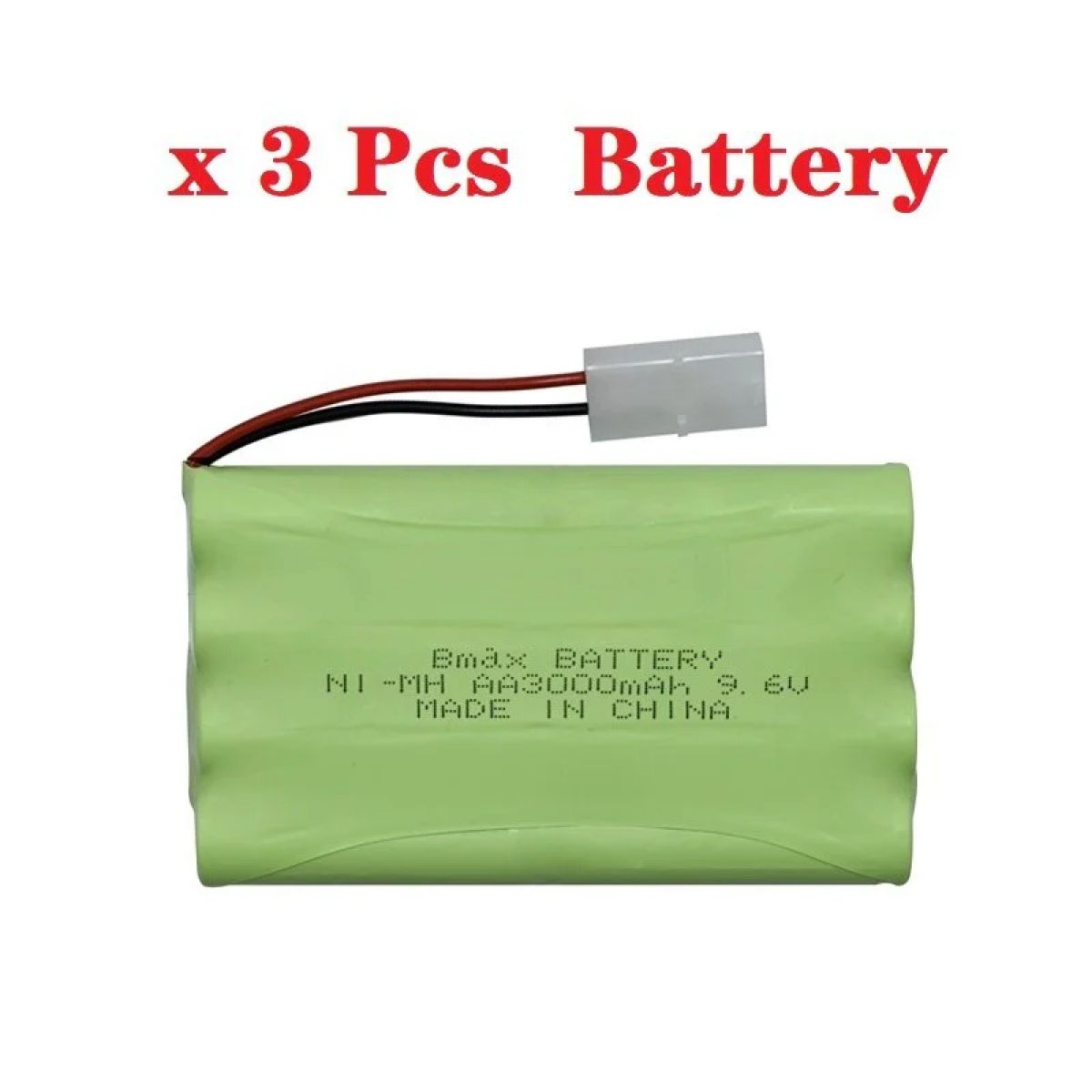 Перезаряжаемый аккумулятор Teranty 9.6V 3000mAh NiMH AA для RC игрушек, машин, танков, лодок, 5 шт. Перезаряжаемый аккумулятор Teranty 9.6V 3000mAh NiMH AA для RC игрушек, машин, танков, лодок, 5 шт.