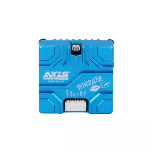 Axisflying SMURFS VTX 5.8G 1.6W аналоговая видеопередача для FPV фристайл и дальних дронов 5/7/10"