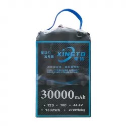 XINGTO 44.4В 12S 30000мАч 10C LiPo — полутвердотельная литиевая батарея высокой плотности для БПЛА
